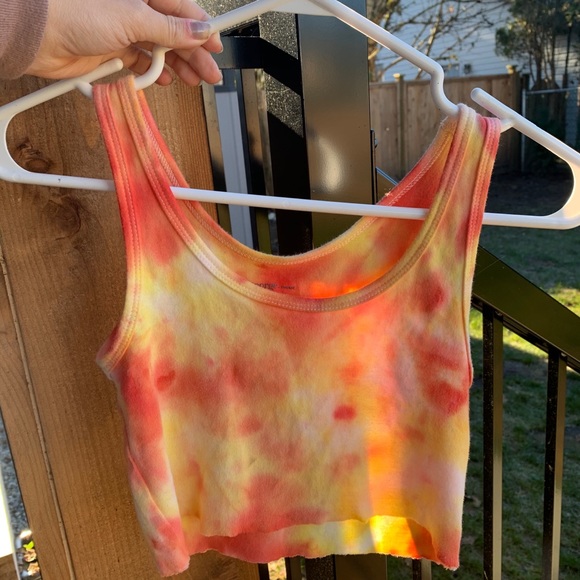 Tie dye cropped tank! - Picture 2 of 2